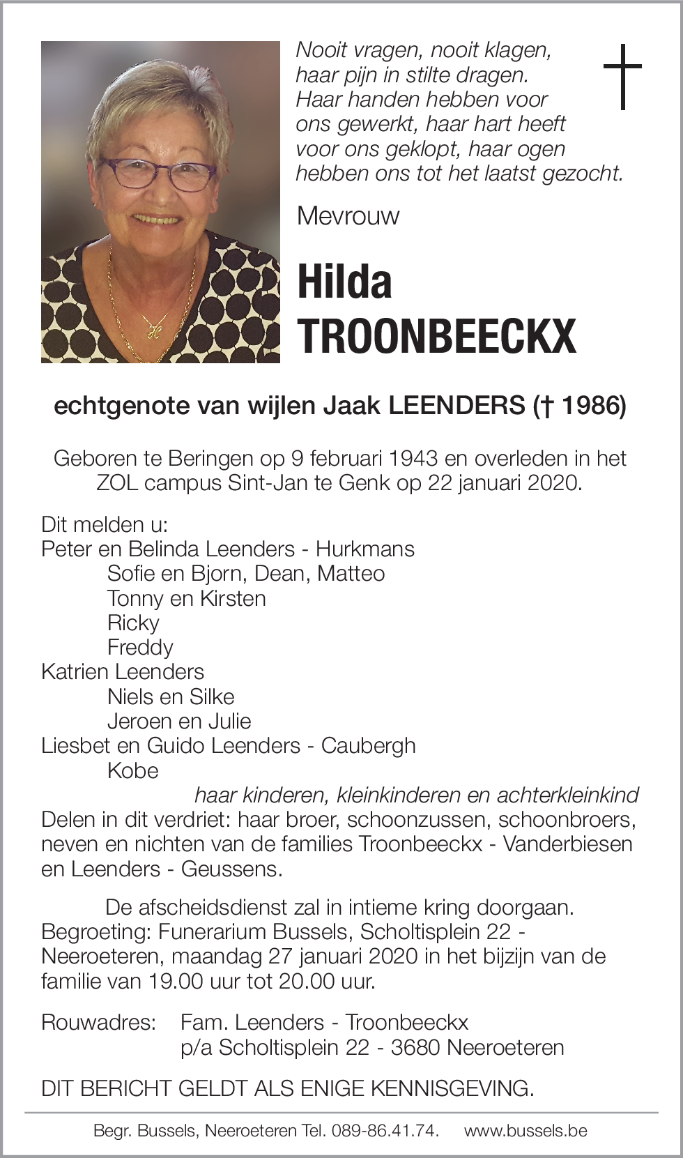 Hilda TROONBEECKX