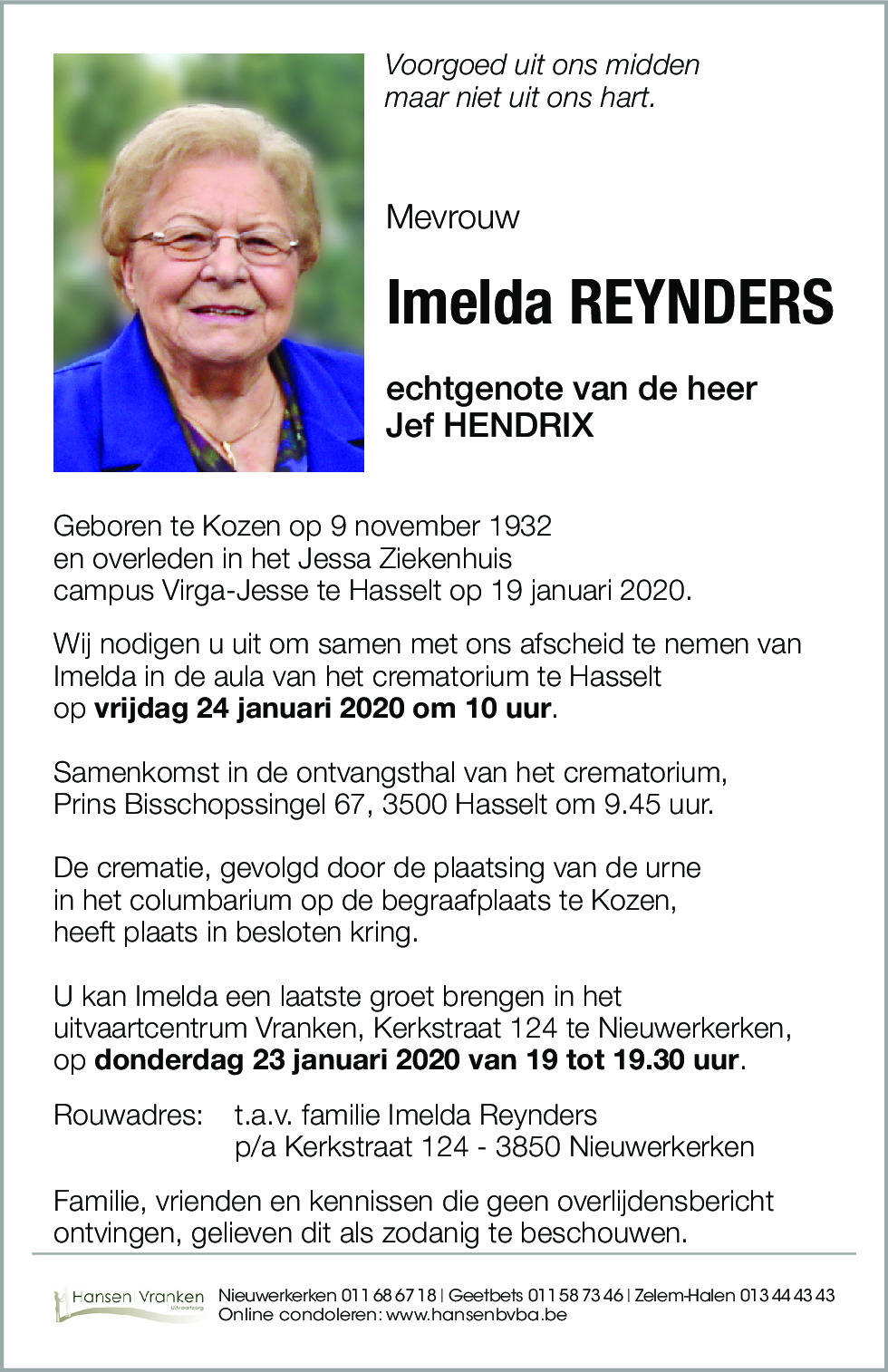 Imelda REYNDERS