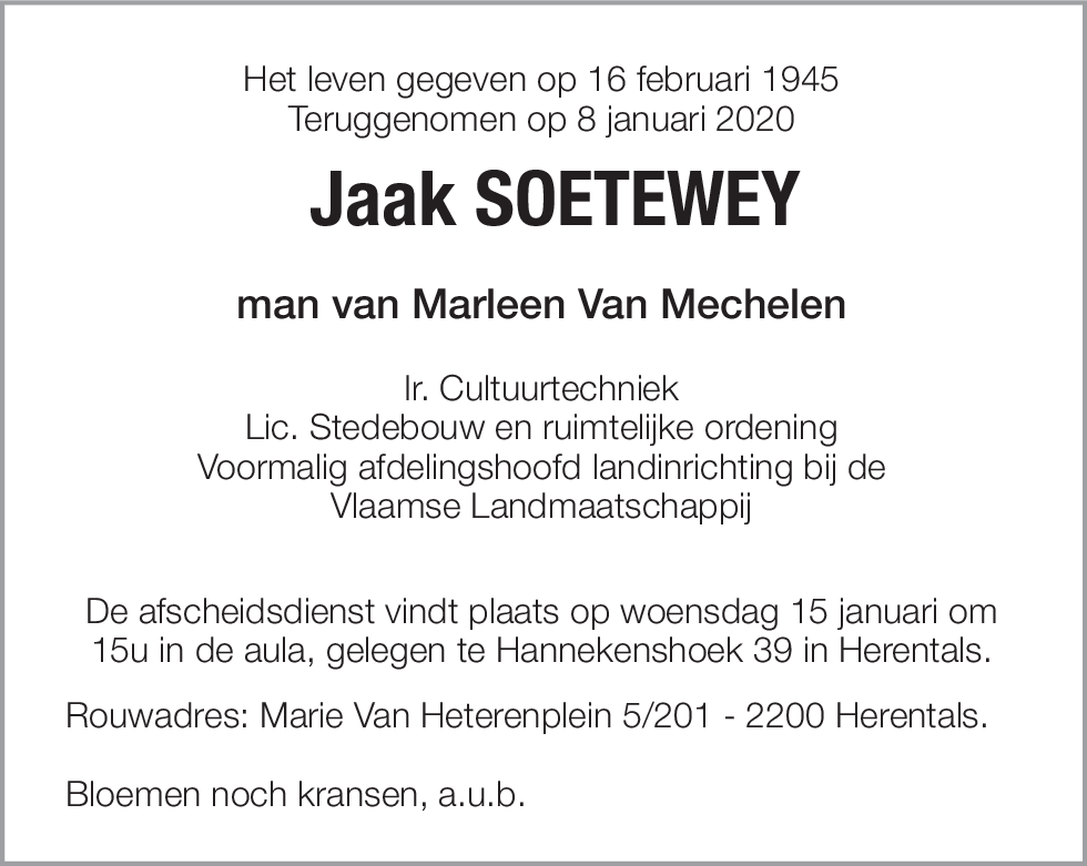 Jaak Soetewey