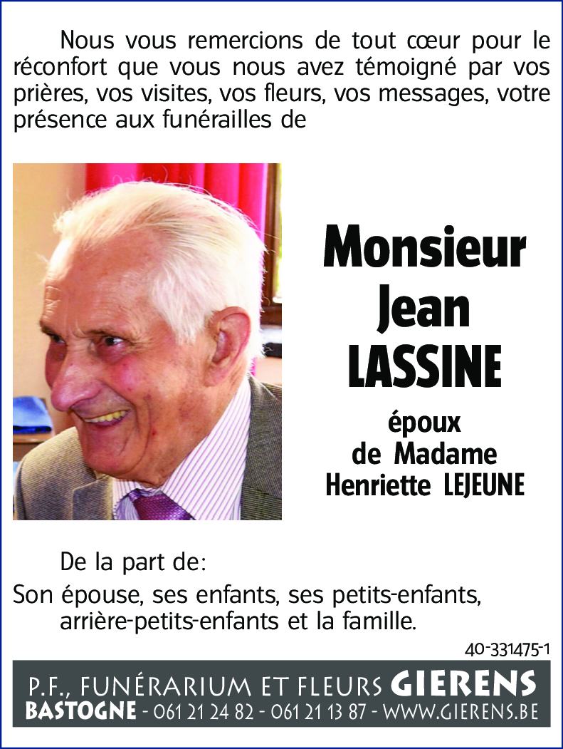 Jean LASSINE