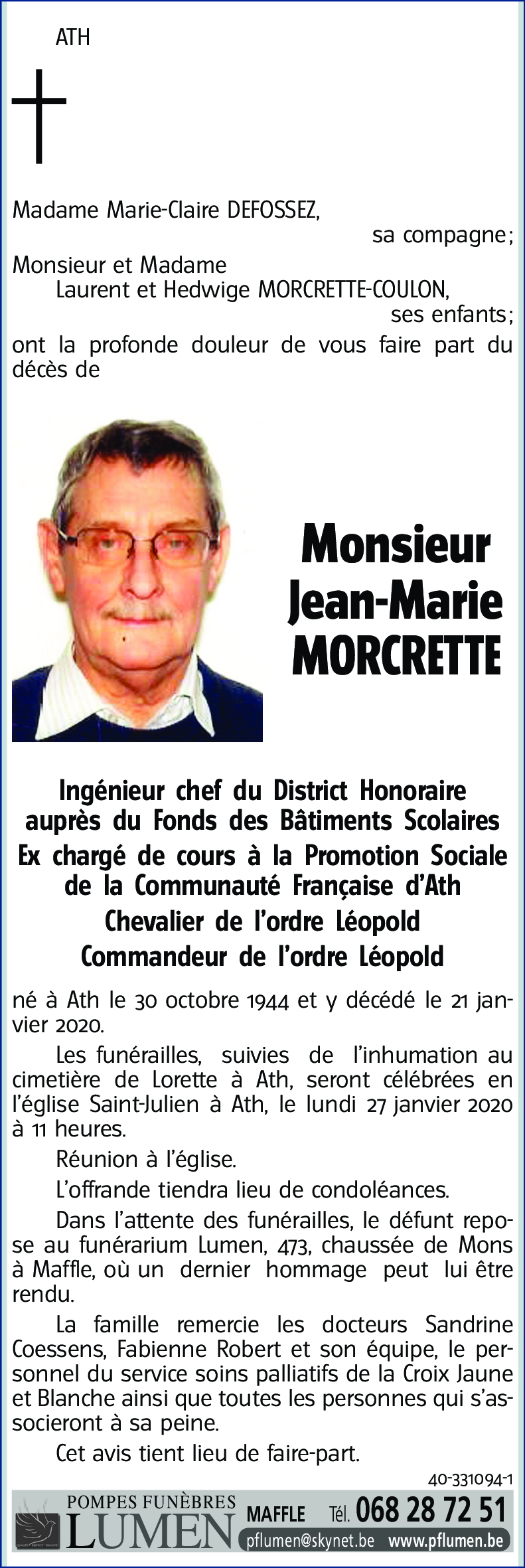Jean-Marie MORCRETTE
