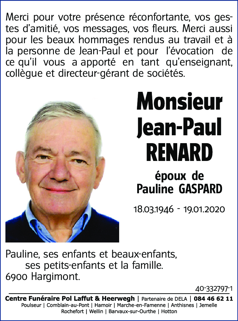 Jean-Paul RENARD