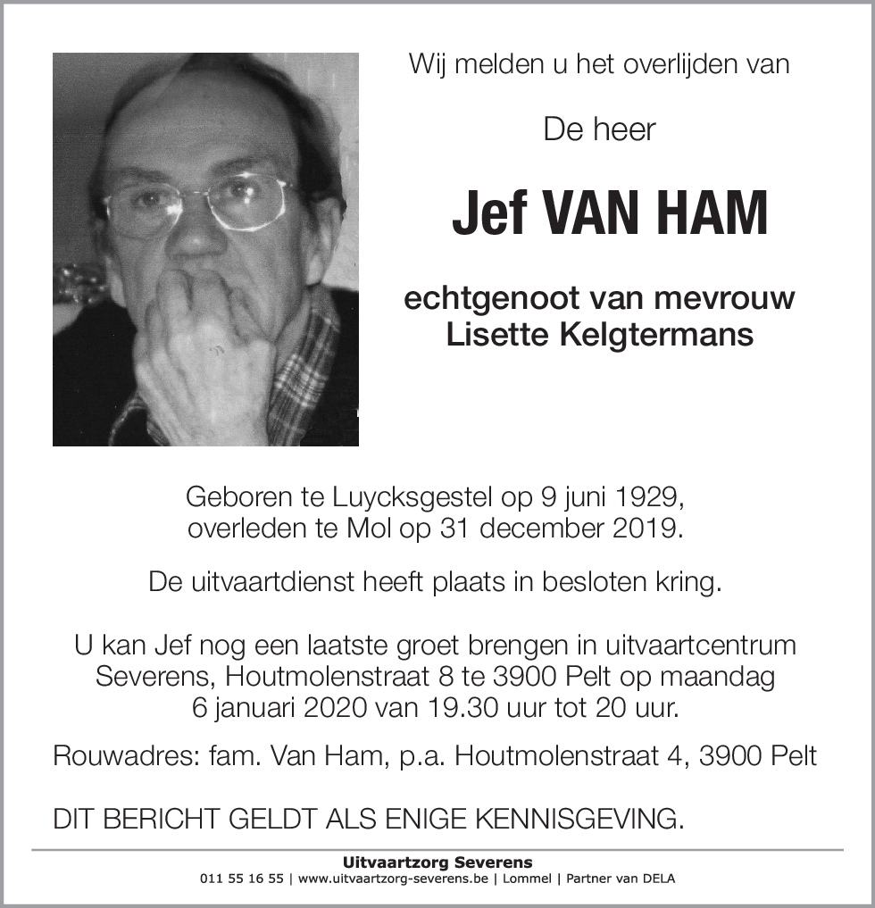 Jef Van Ham