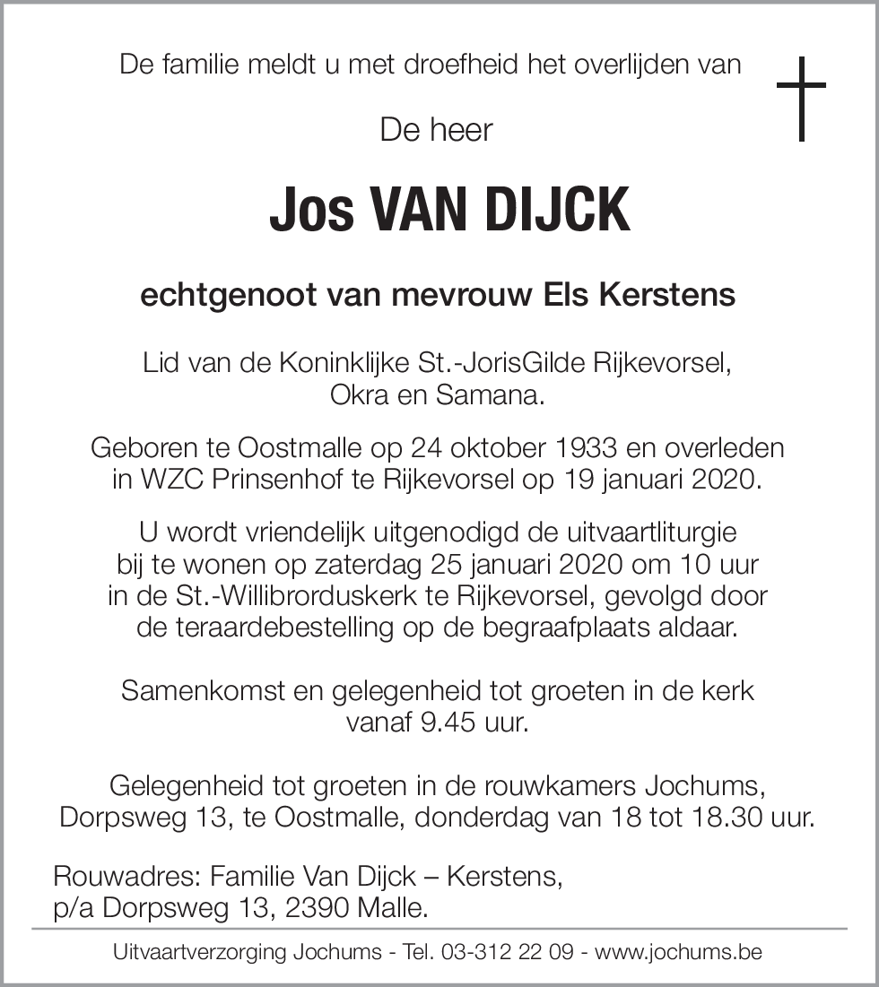 Jos Van Dijck