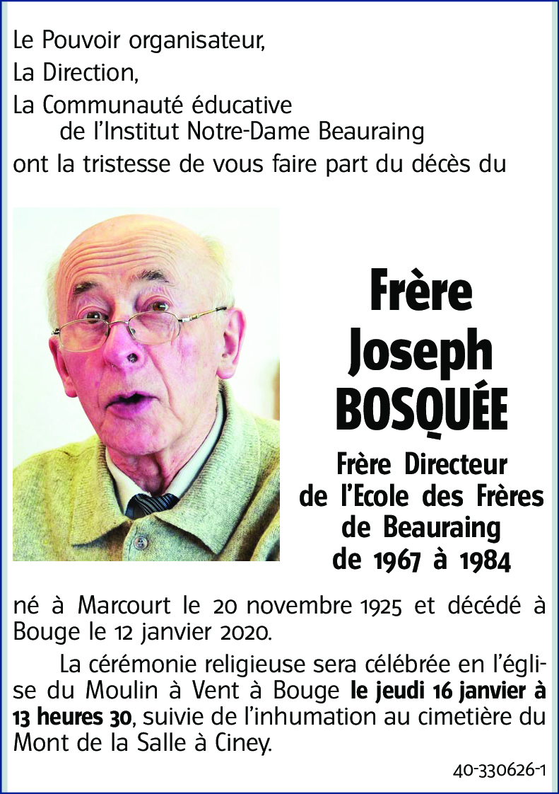 Joseph BOSQUÉE