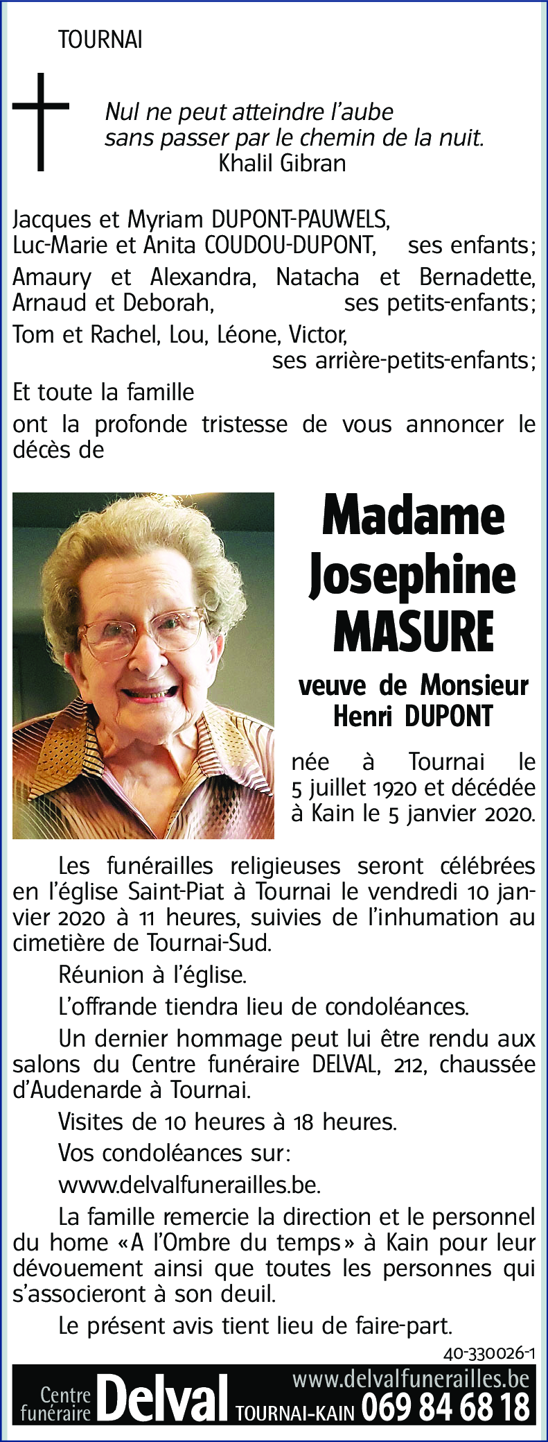 Josephine MASURE