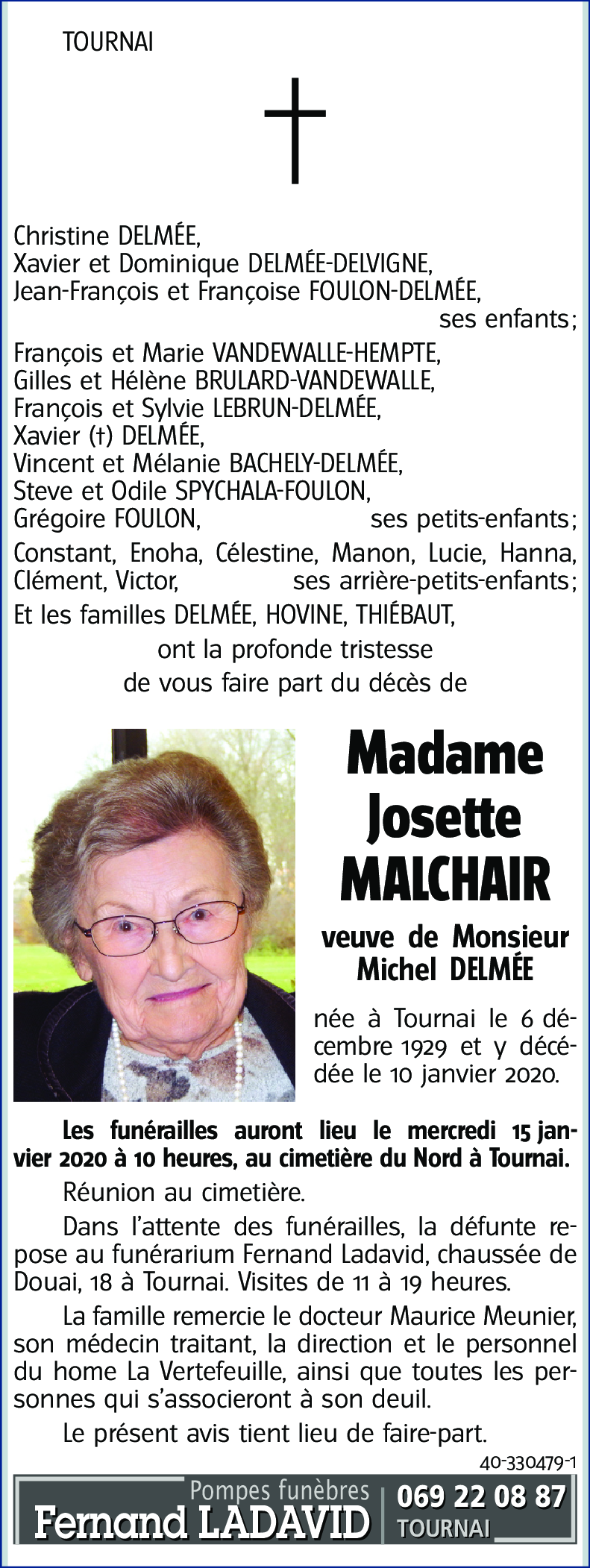 Josette MALCHAIR