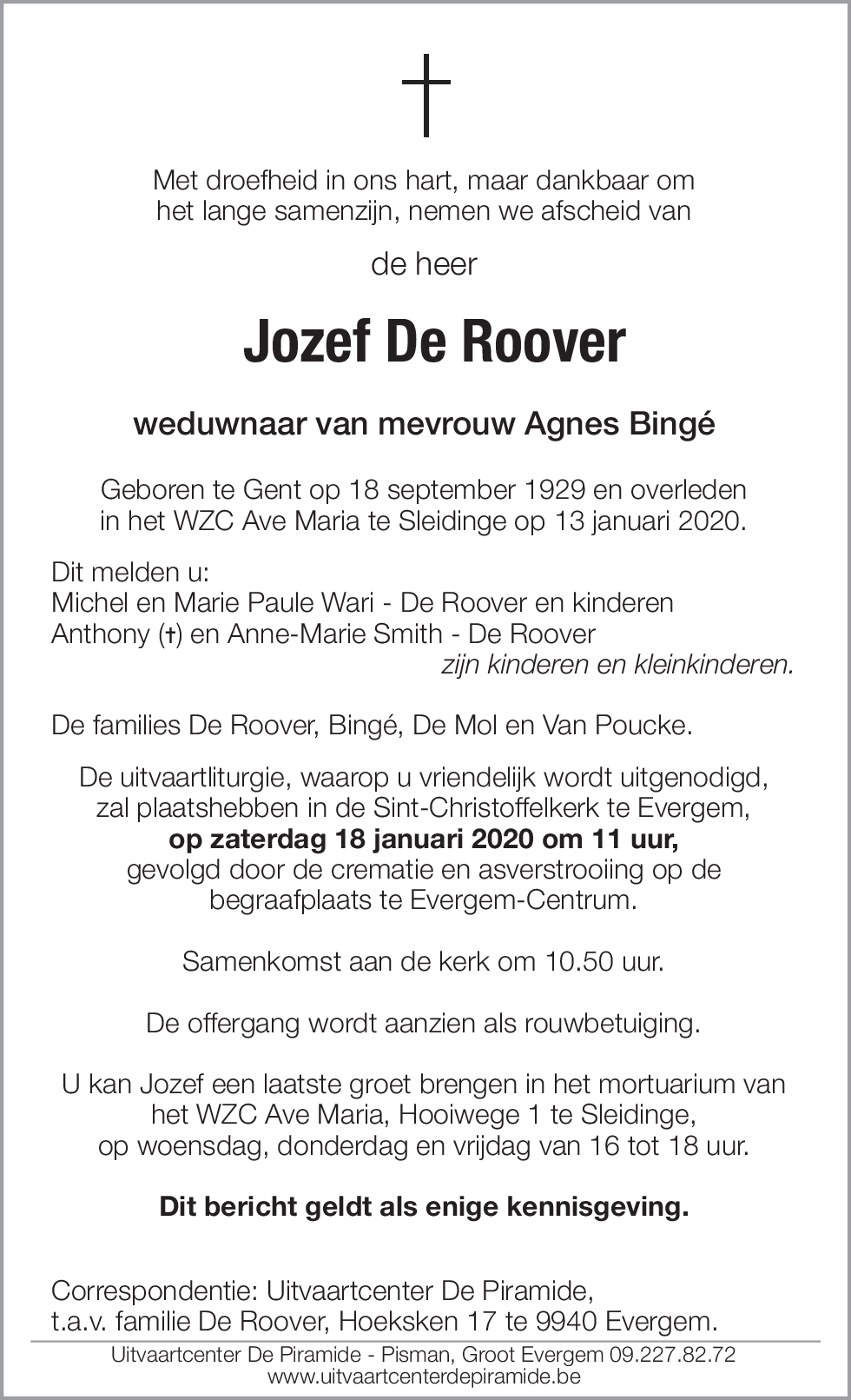 Jozef De Roover