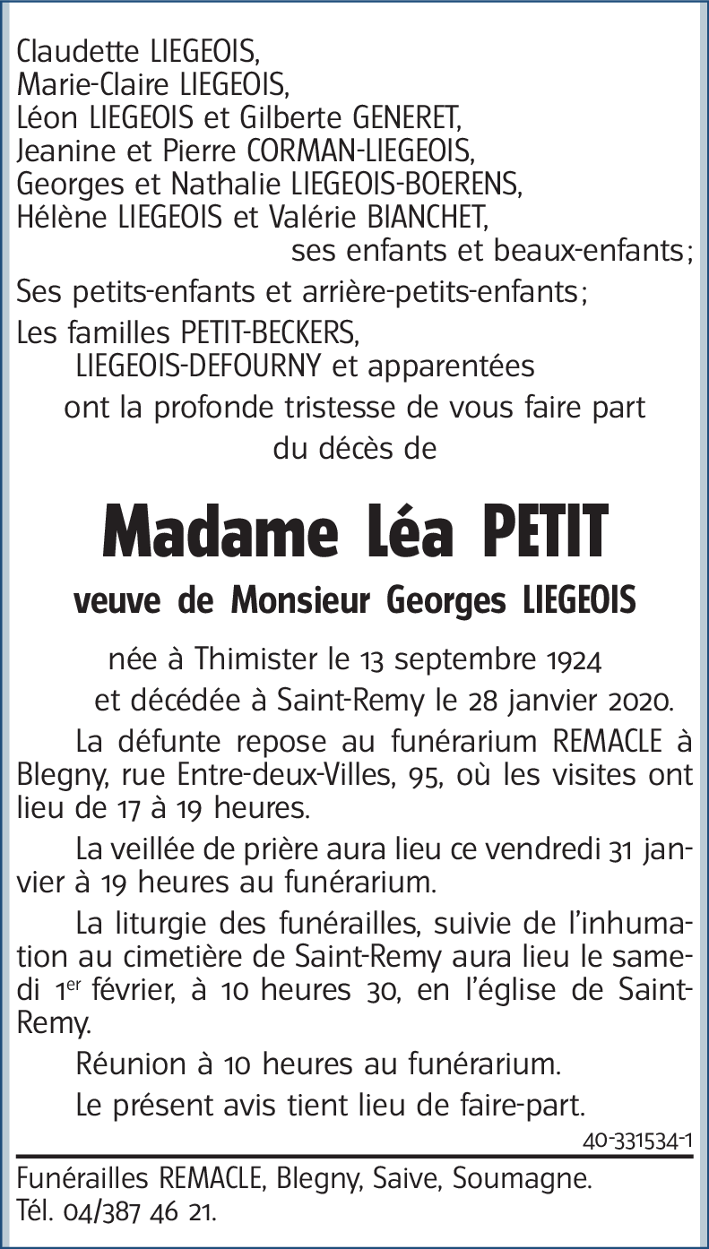 Léa LIEGEOIS - PETIT