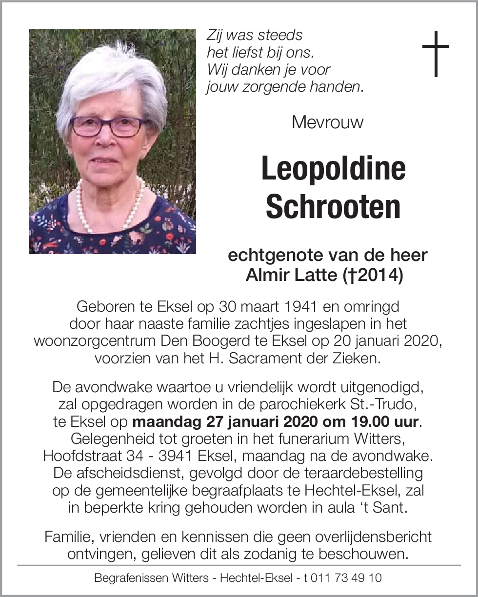 Leopoldine Schrooten