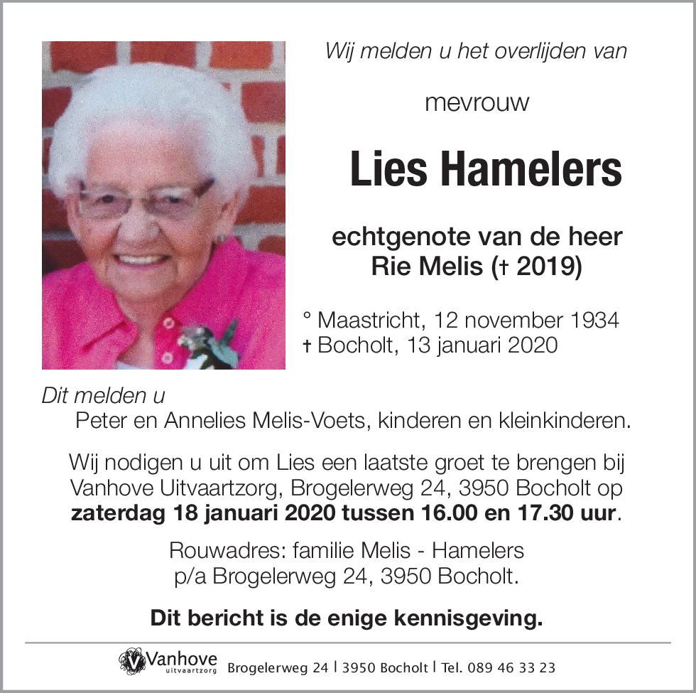 Lies Hamelers