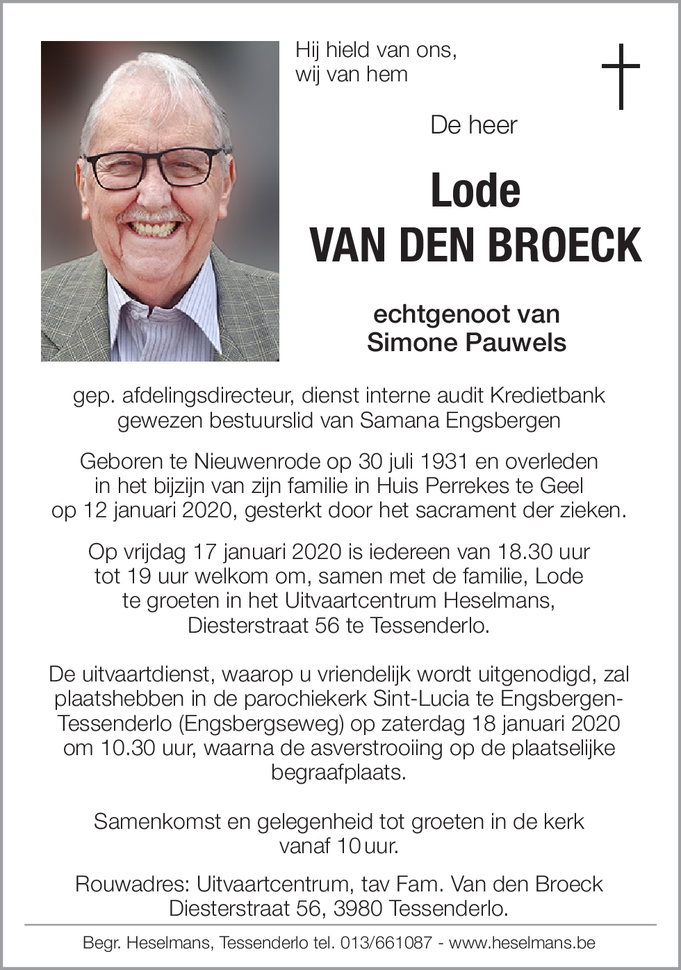 Lode Van den Broeck