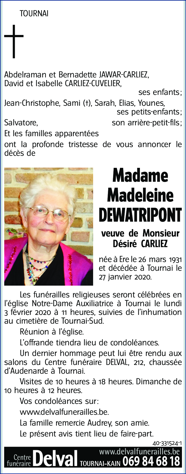 Madeleine DEWATRIPONT