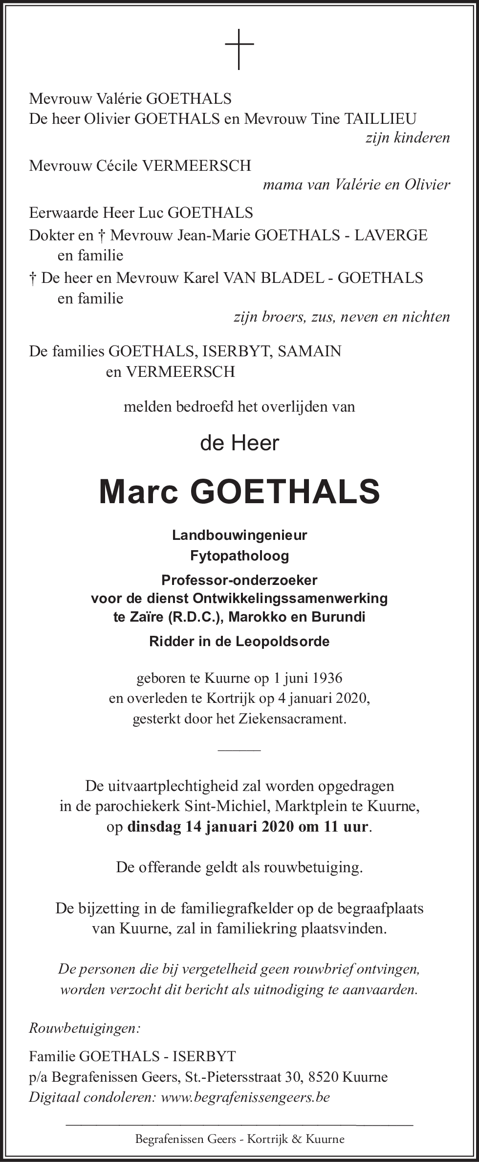 Marc GOETHALS