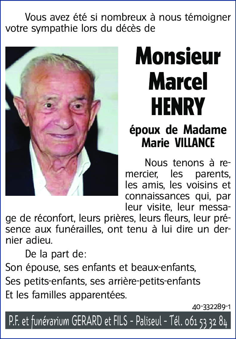 Marcel HENRY