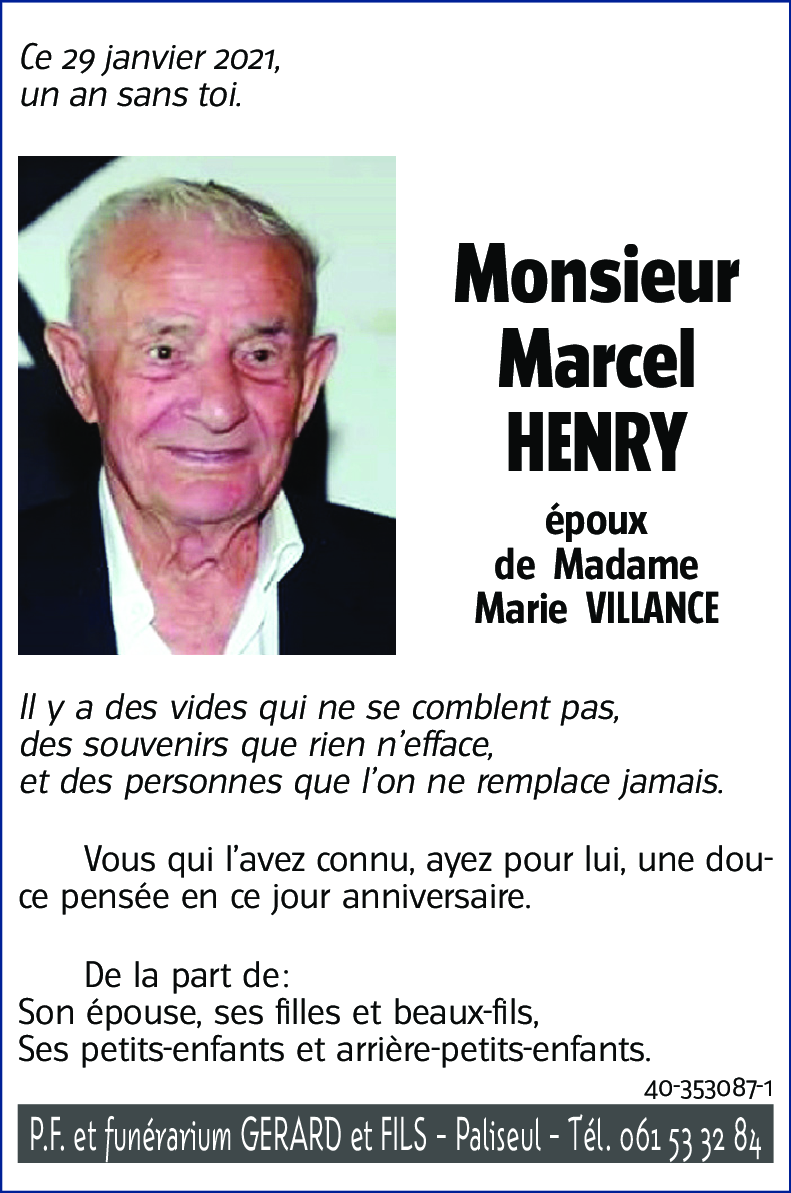 Marcel HENRY