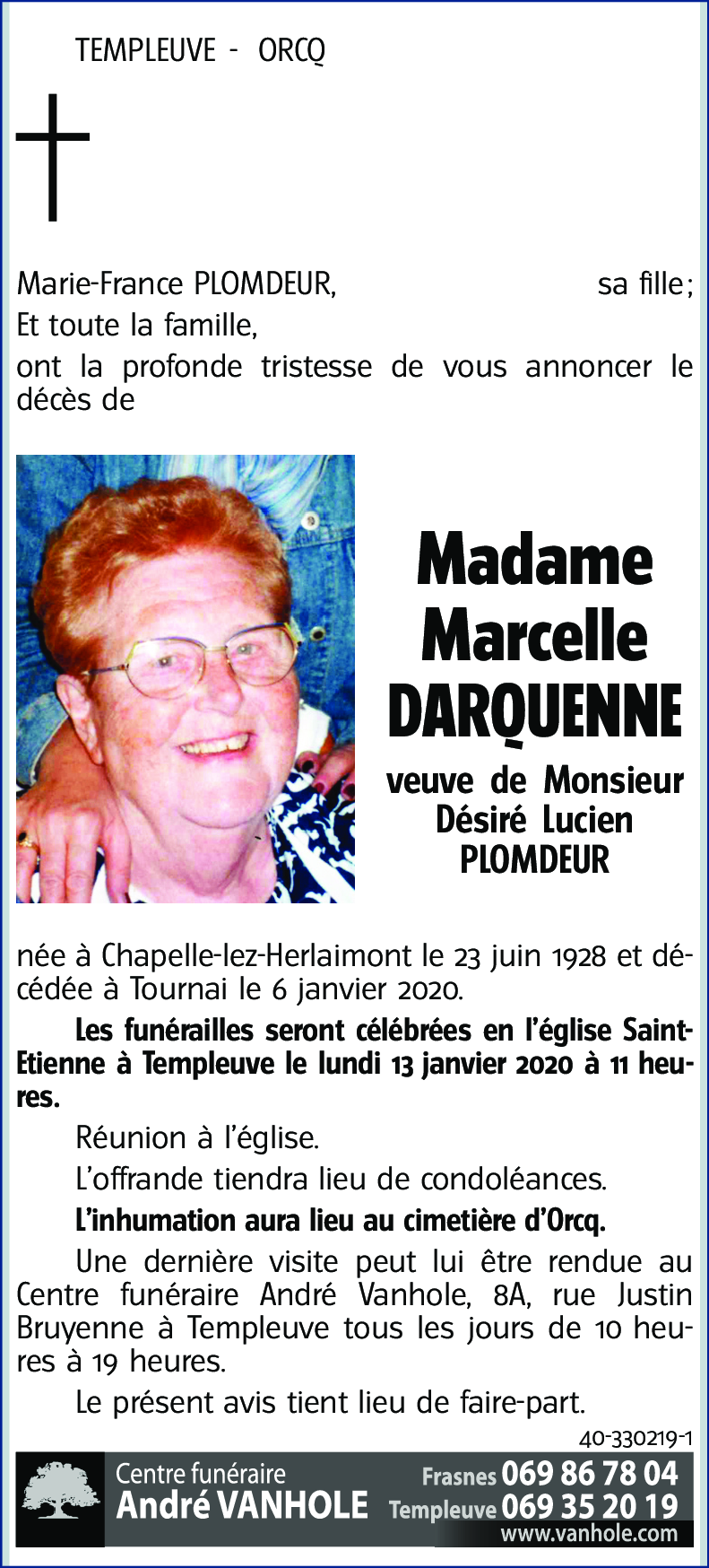 Marcelle DARQUENNE