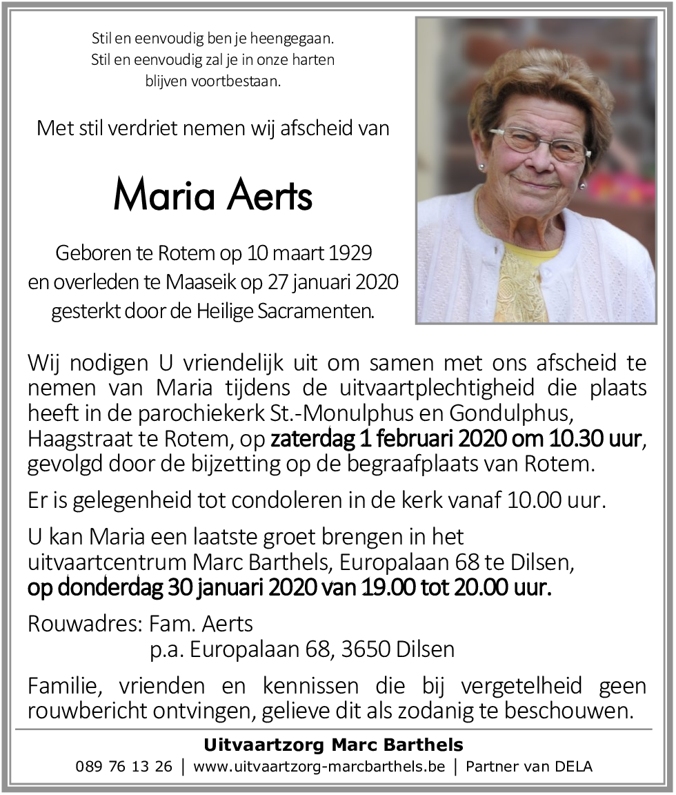 Maria Aerts