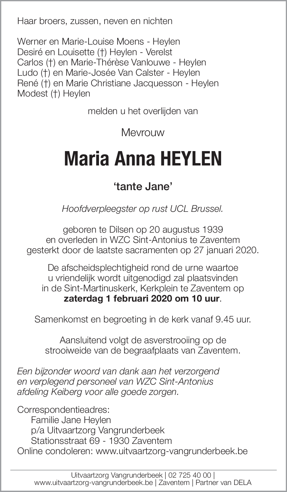 Maria Anna Heylen