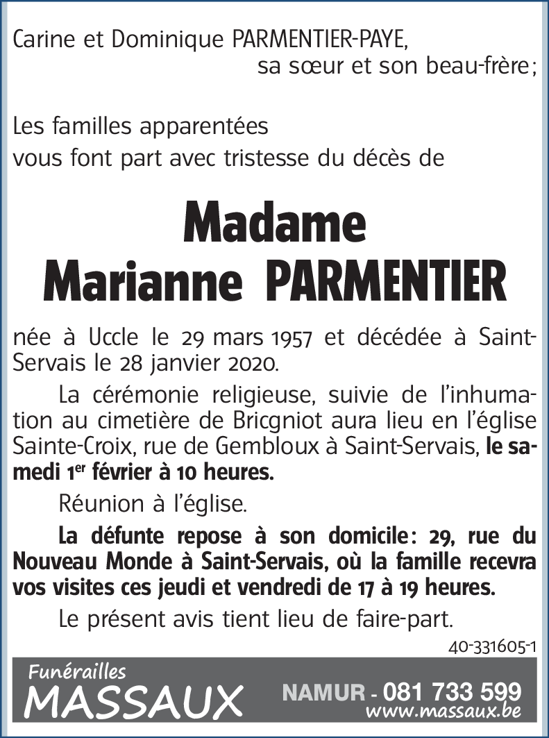 Marianne PARMENTIER