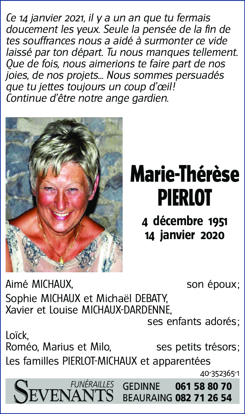 Marie-Thérèse PIERLOT