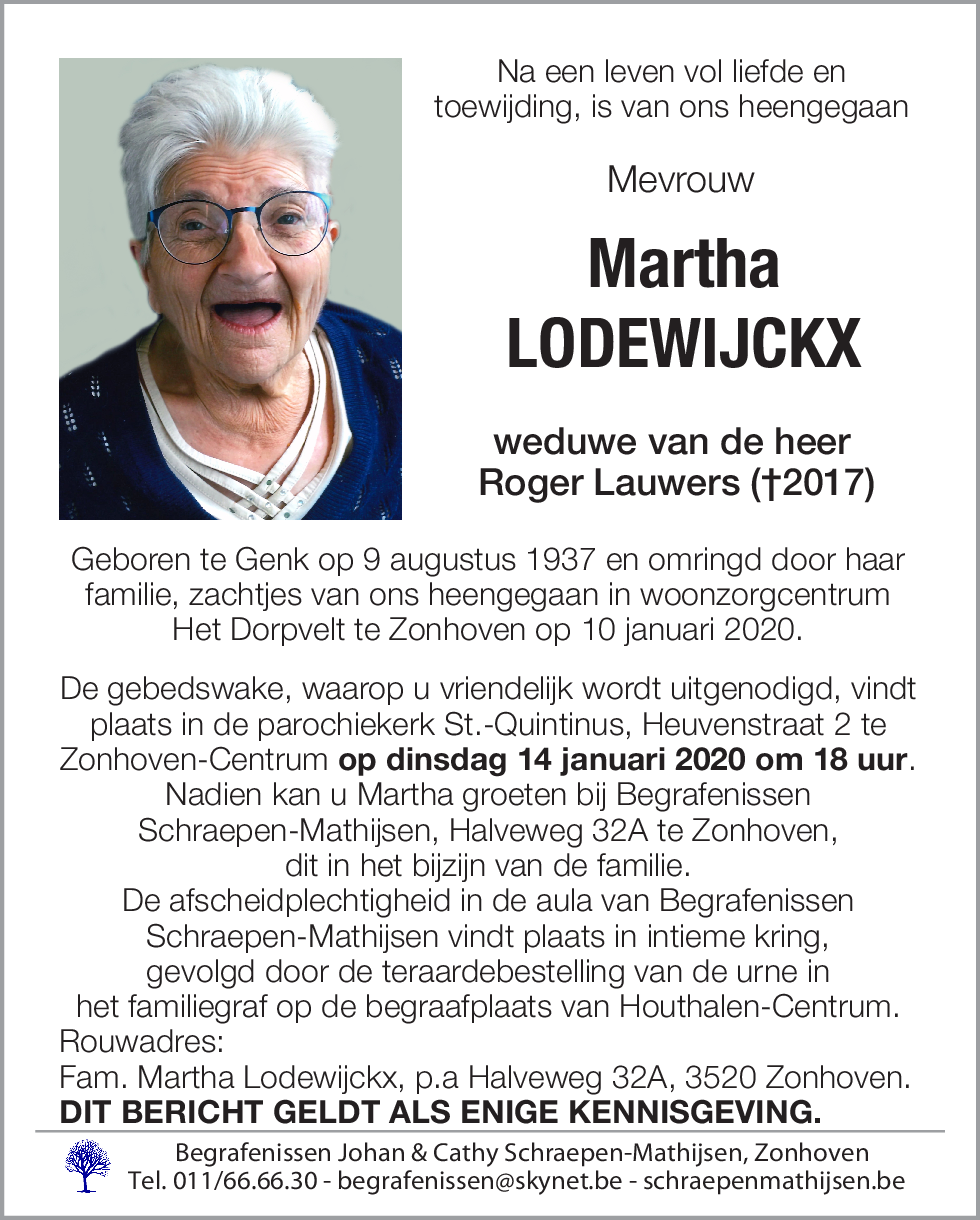 Martha Lodewijckx