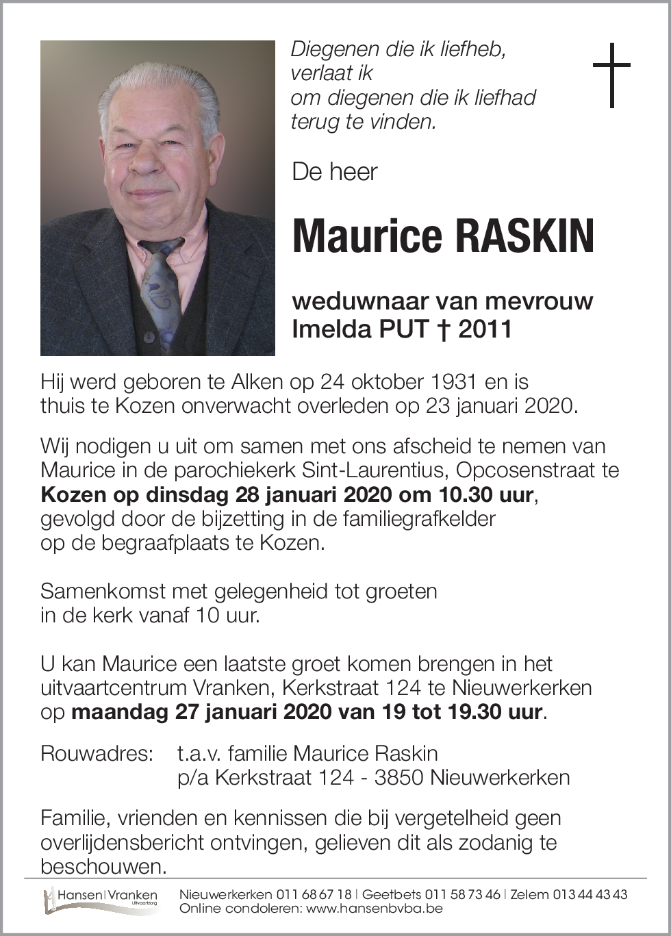 Maurice RASKIN