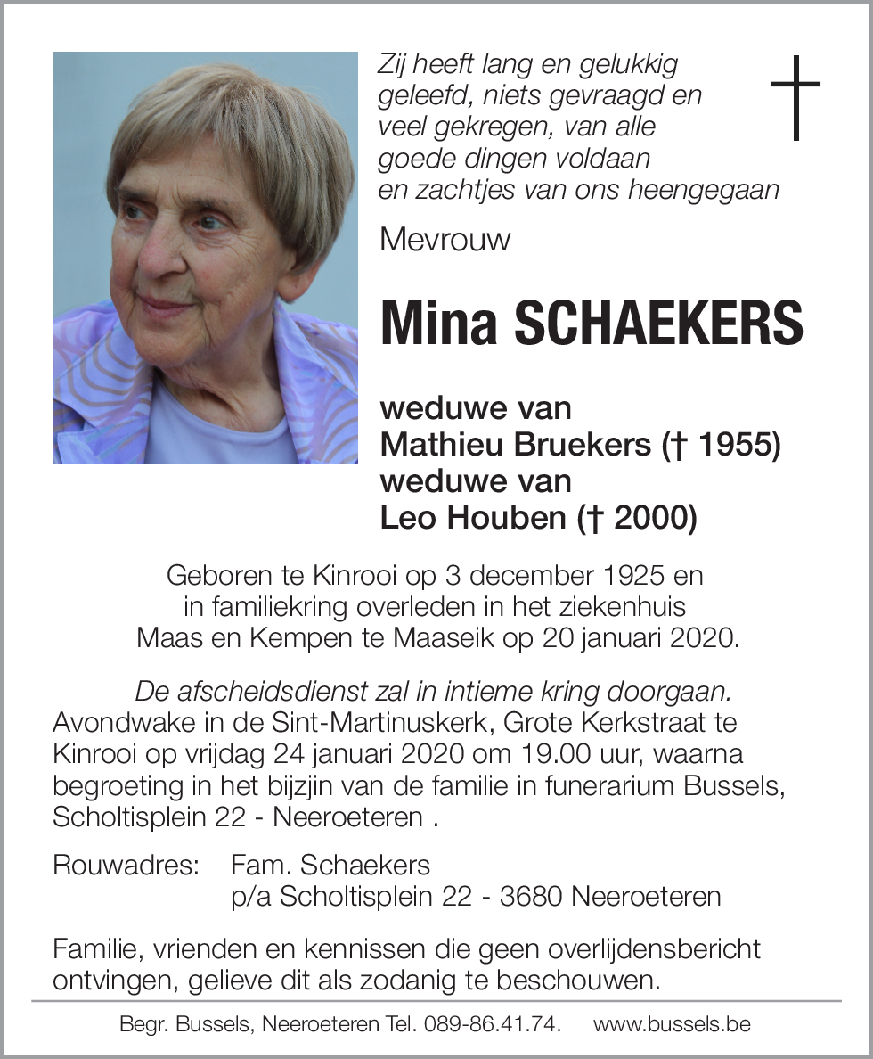 Mina SCHAEKERS