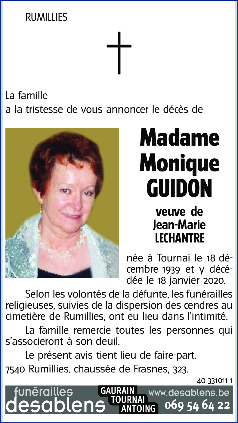 Monique GUIDON