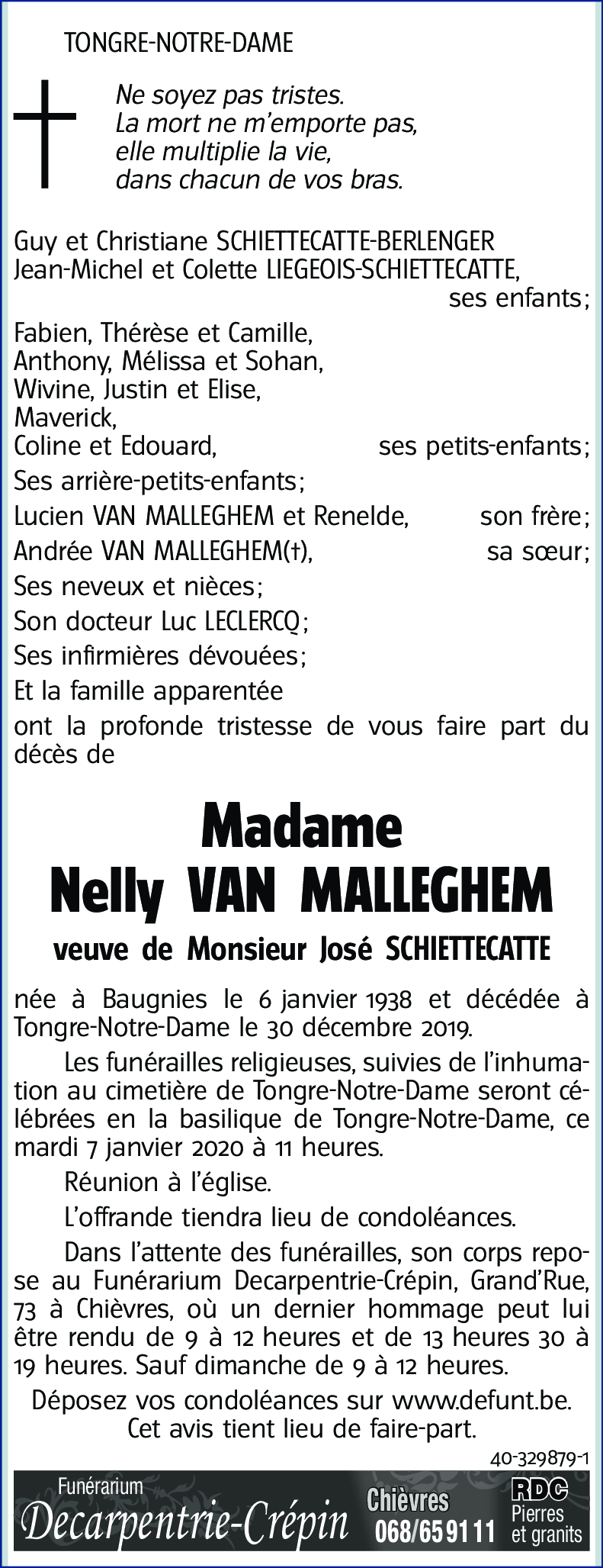 Nelly VAN MALLEGHEM