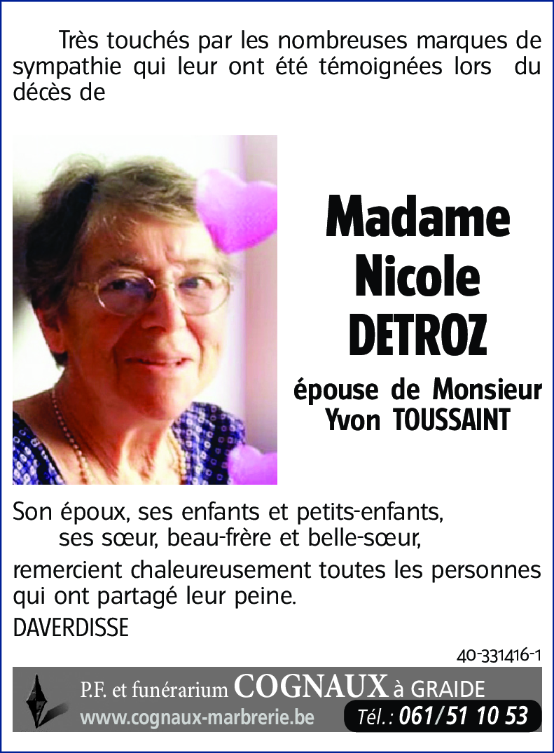 Nicole DETROZ