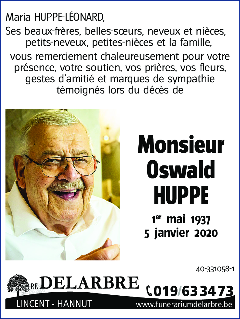 Oswald HUPPE