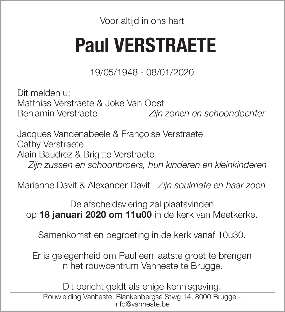 Paul Verstraete