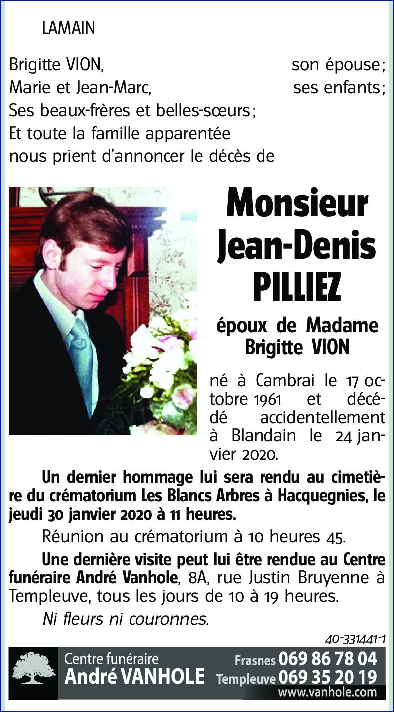 PILLIEZ Jean-Denis