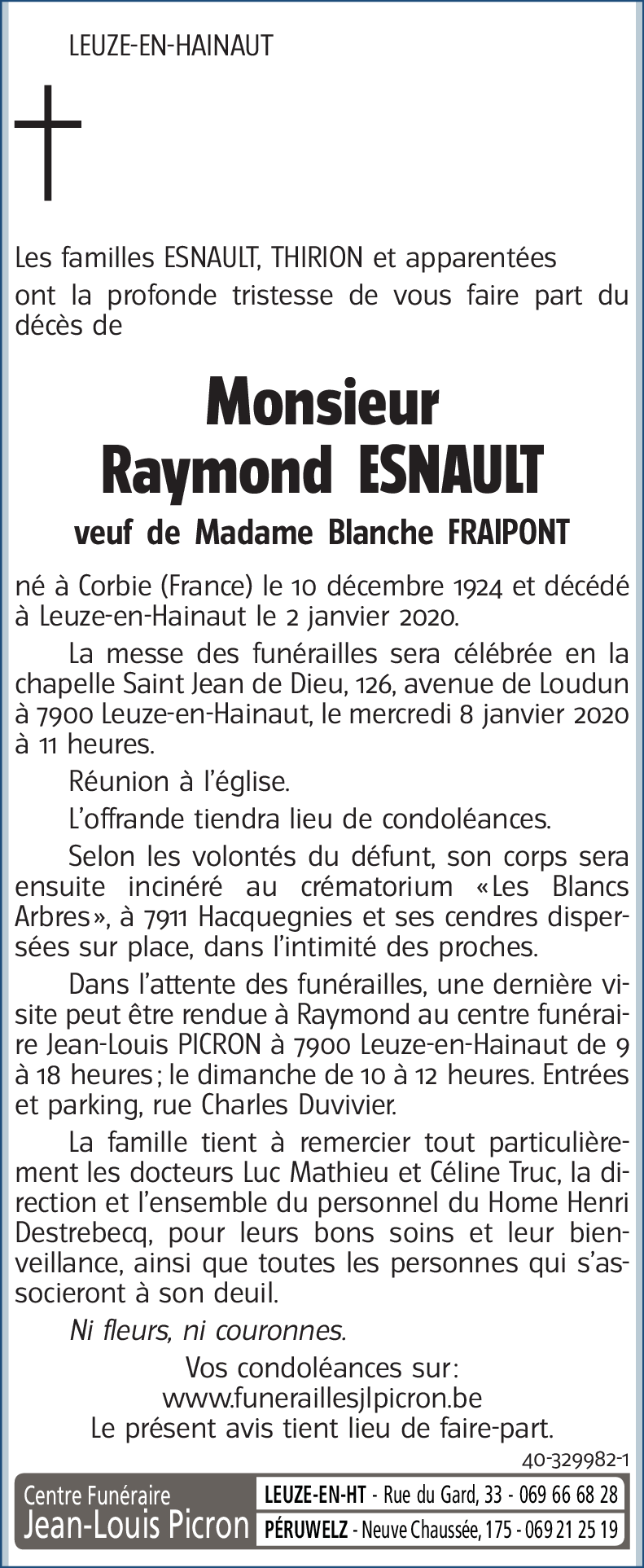 Raymond ESNAULT