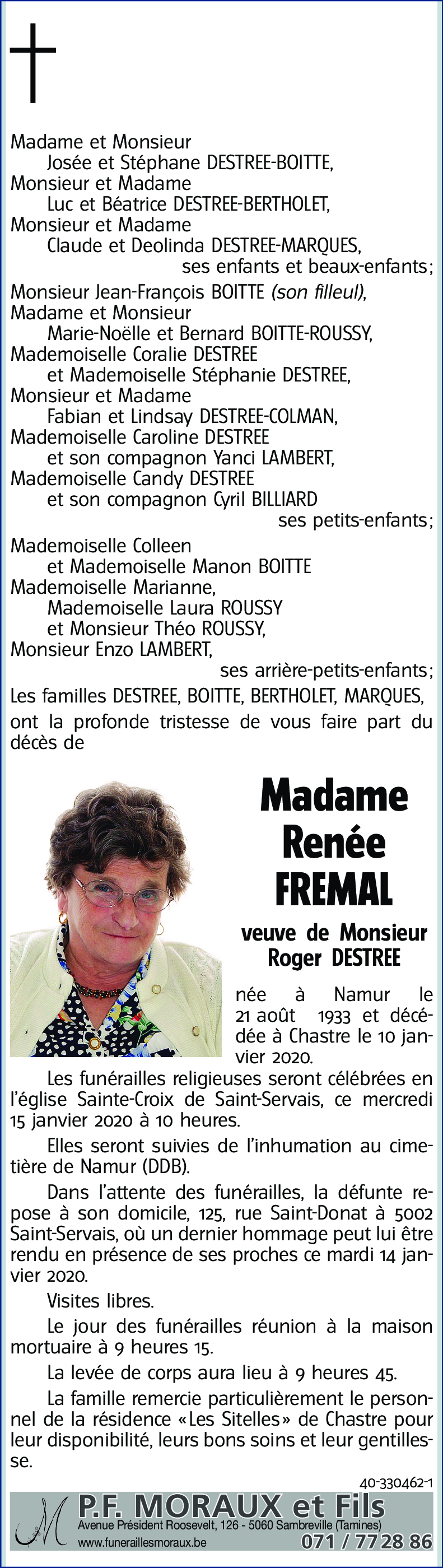 Renée FREMAL