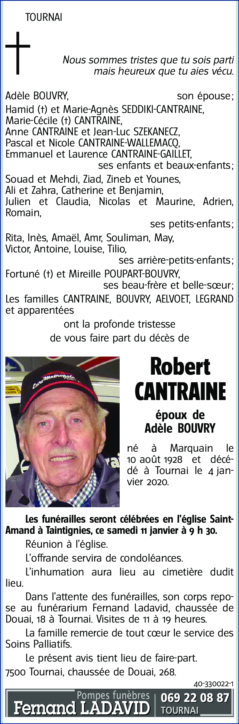 Robert CANTRAINE