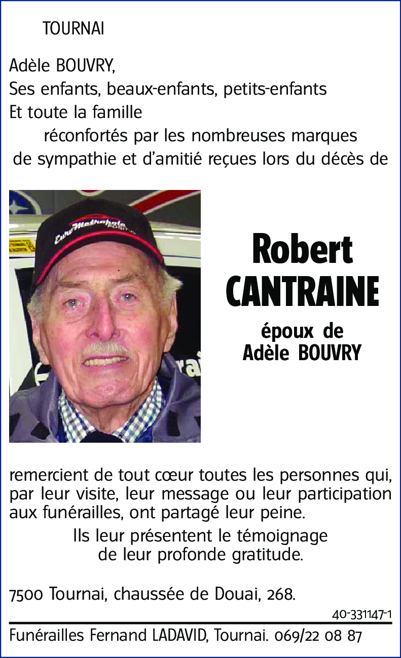 Robert CANTRAINE
