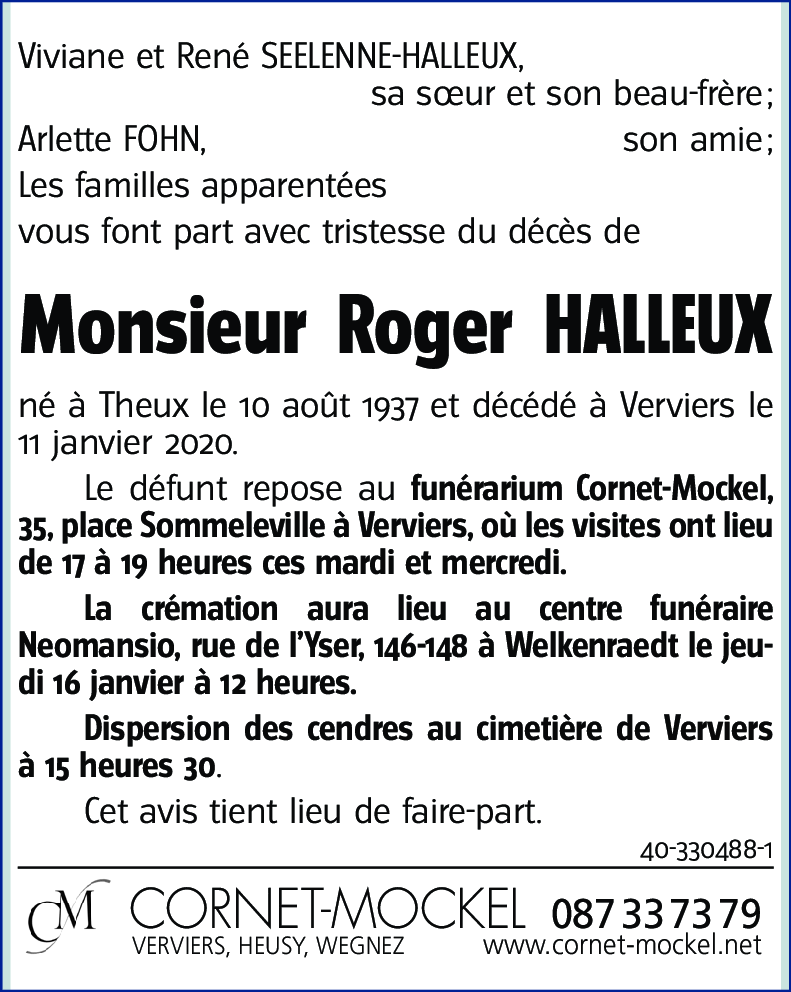Roger HALLEUX