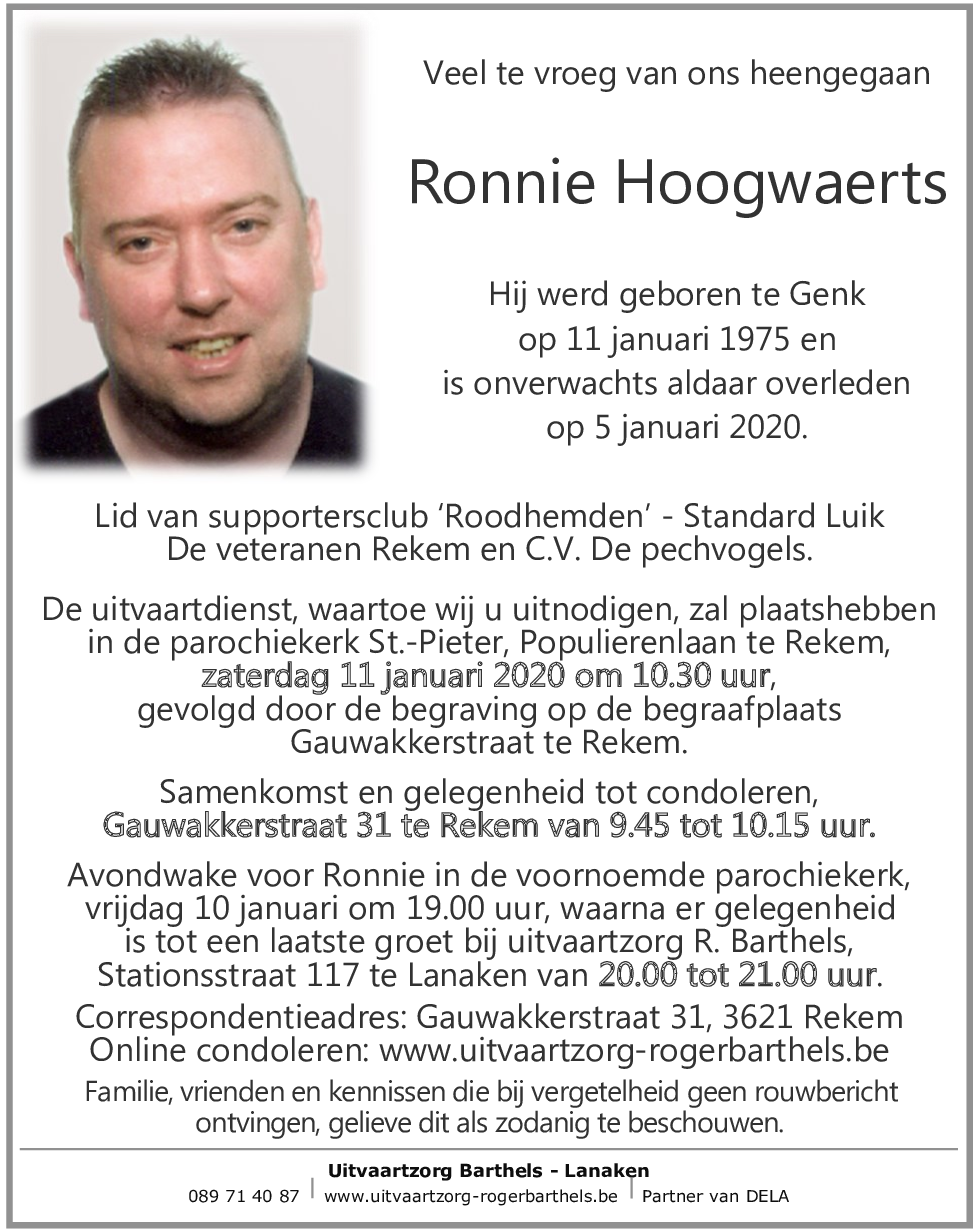 Ronnie Hoogwaerts