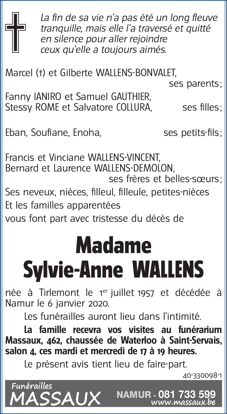 Sylvie-Anne WALLENS