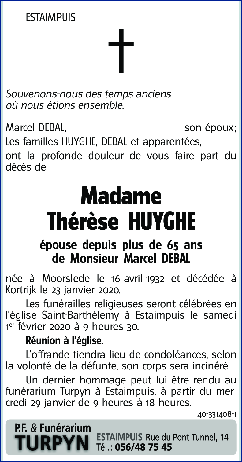 Thérèse HUYGHE