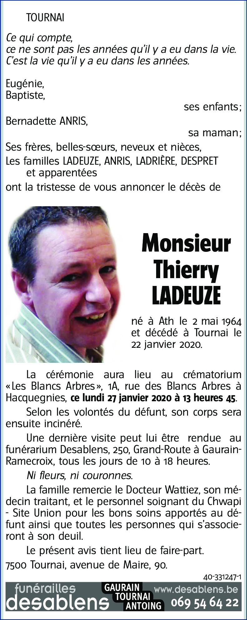 Thierry LADEUZE