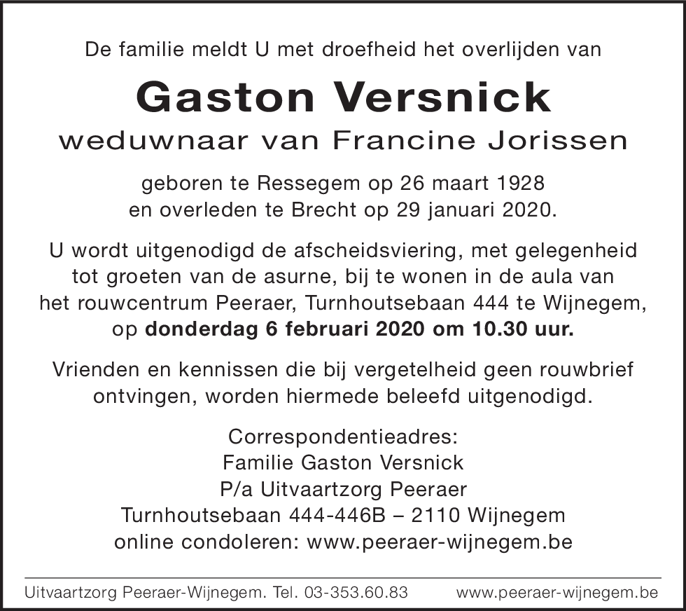 Versnick Gaston