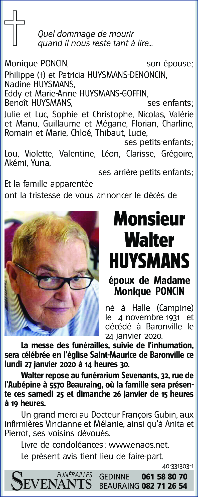 Walter HUYSMANS