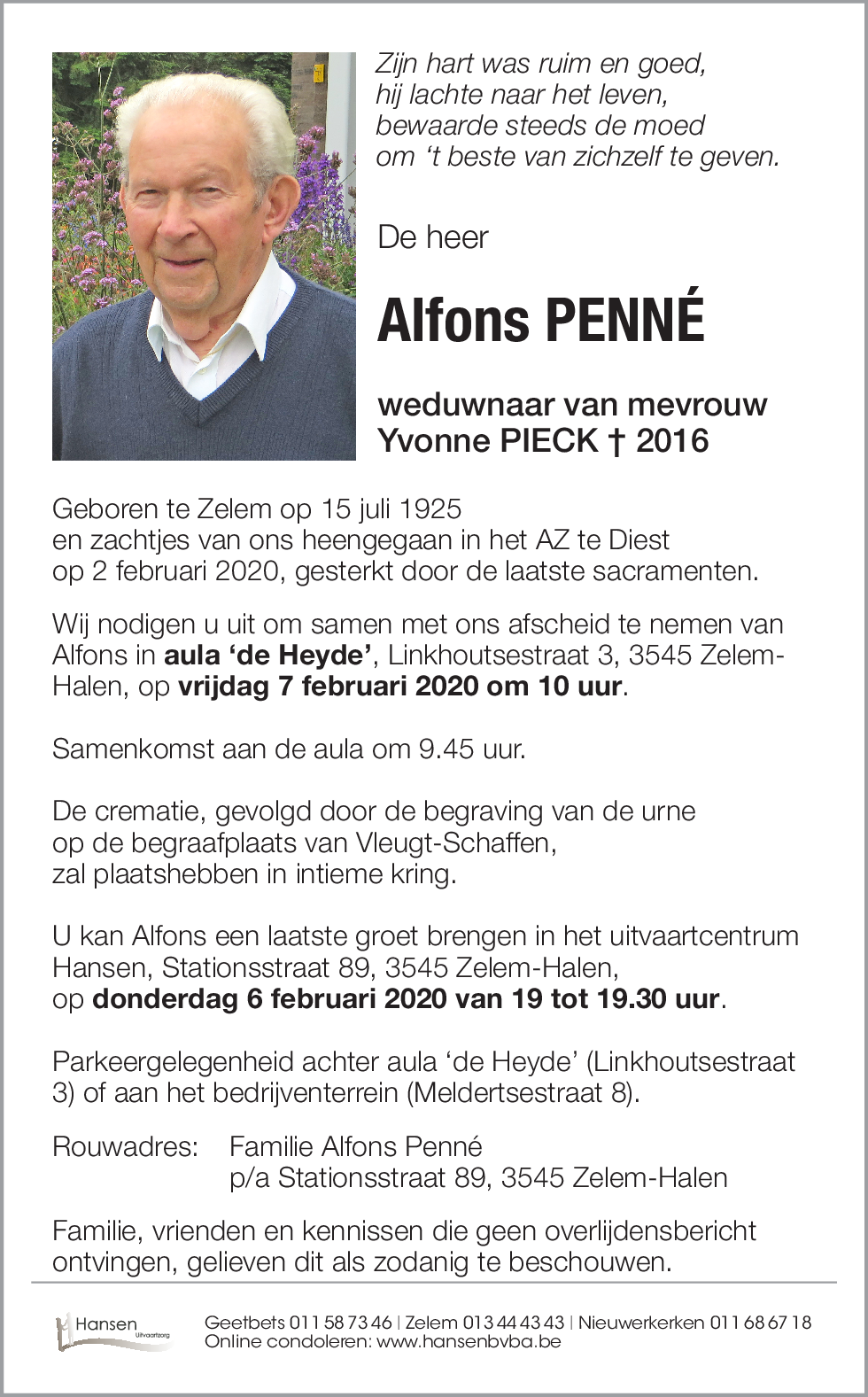 Alfons PENNÉ