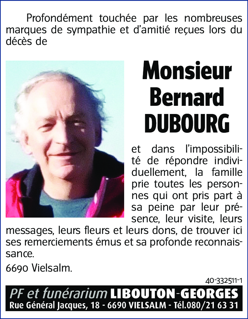 Bernard DUBOURG