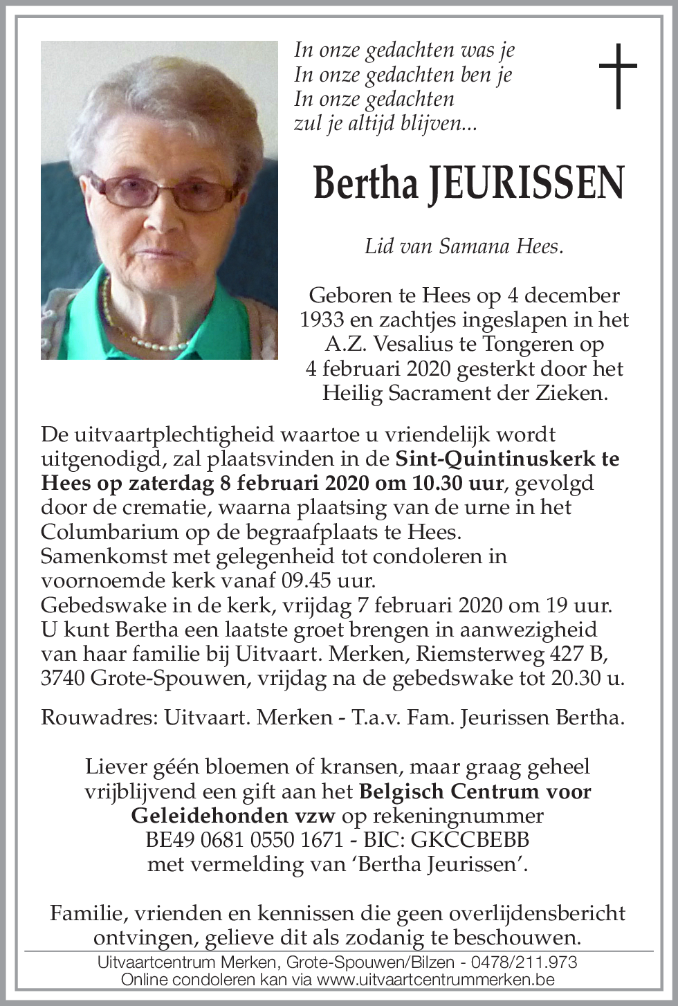 Bertha Jeurissen