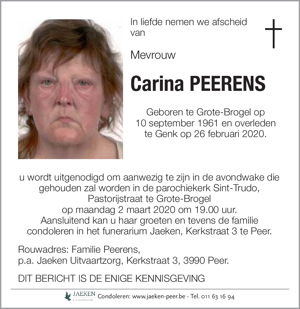 Carina PEERENS