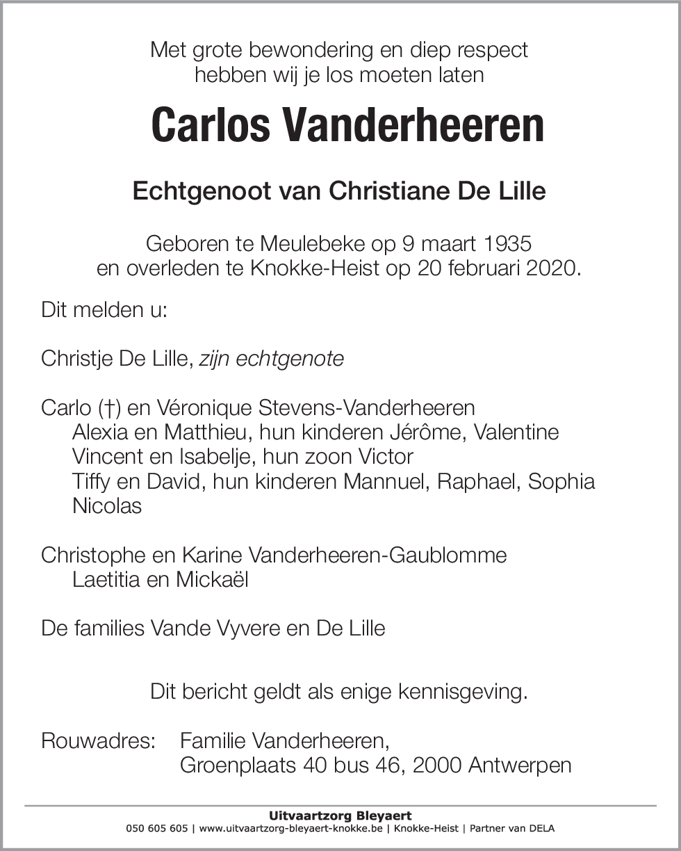Carlos Vanderheeren